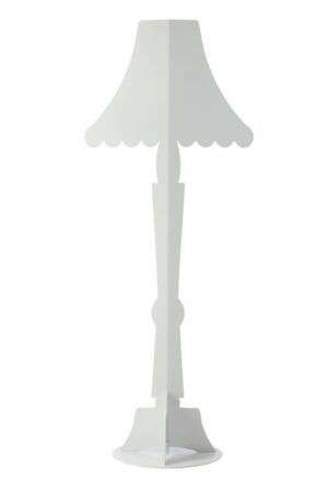 lampada ahua design classic- piantana bianca- lampada classic